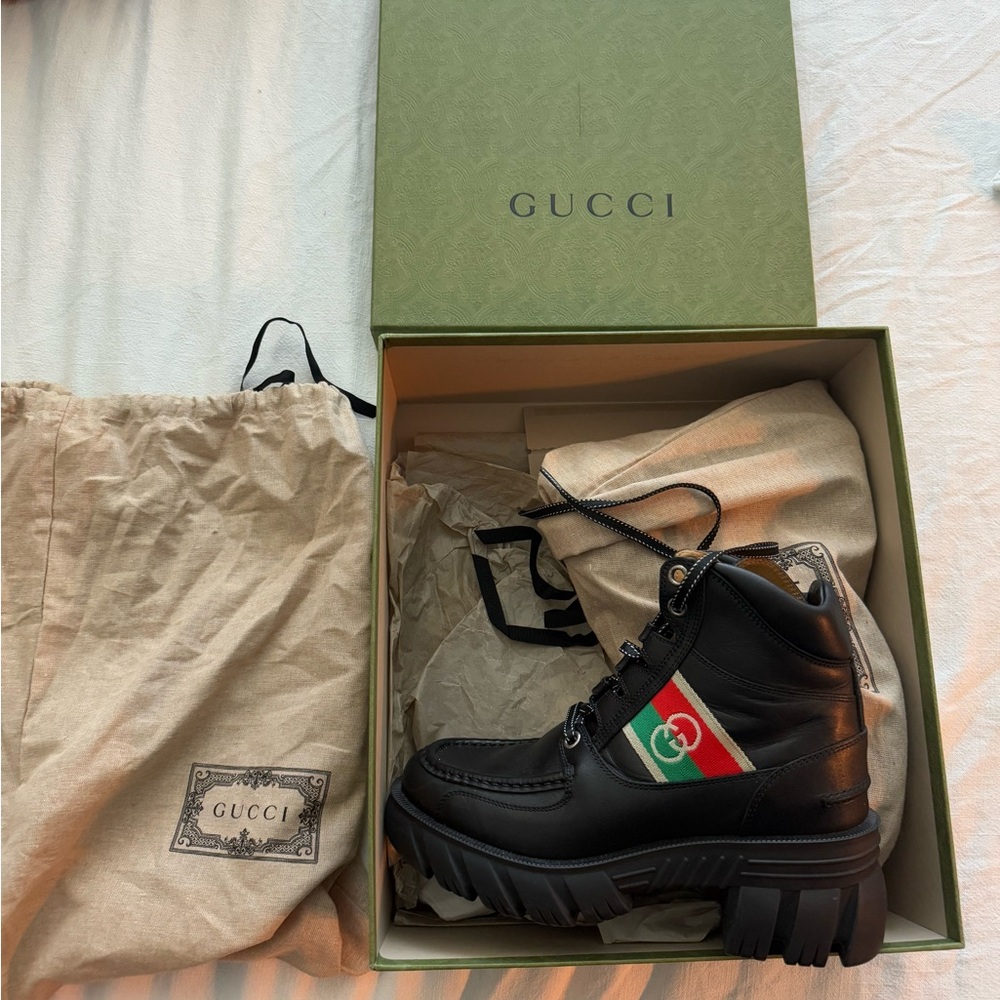 Gucci Combat Boots size 39